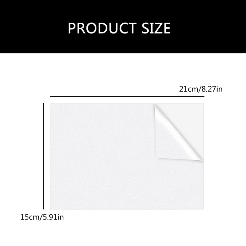 Water Soluble Stabilizers Sheets, 20x30cm Water Soluble Embroidery Stabilizers Backing for Hand Sewing, Embroidery