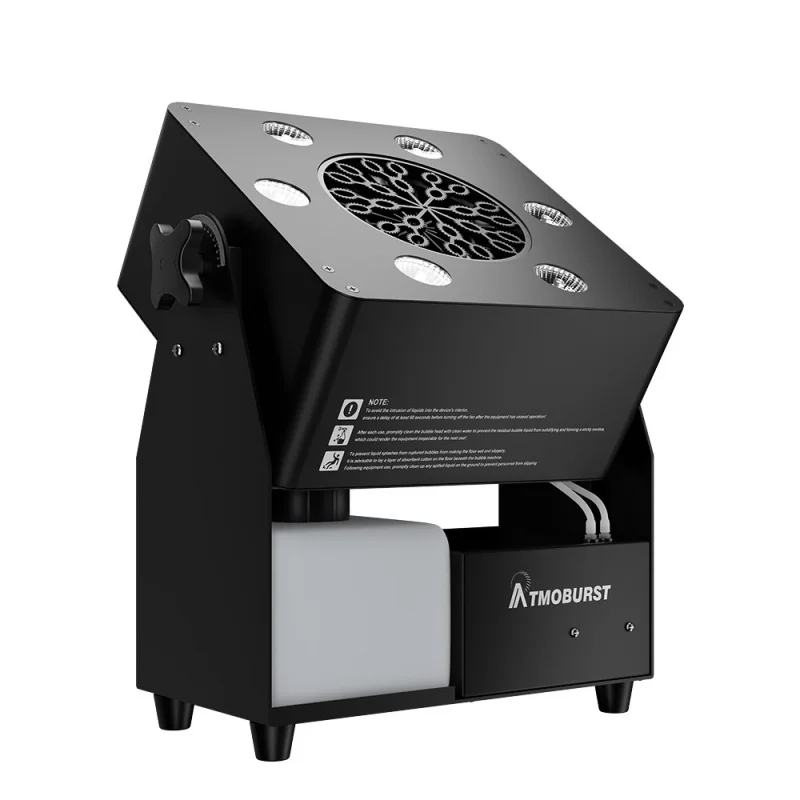 

90W Moving Head Bubble Machine Stage Performance RGBW Color Bubble Machine Wedding Bar LED Special Effect Machine Outdoor Event