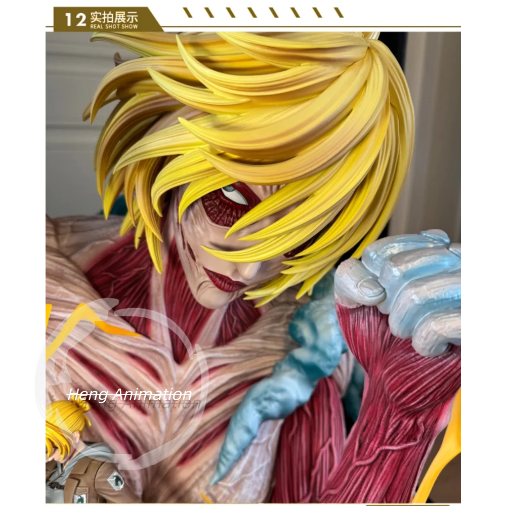 In Stock GK Freedom Attack on   Annie Leonhart & Female Titan Figure Ornament Collectible Trendy Cool Merchandise