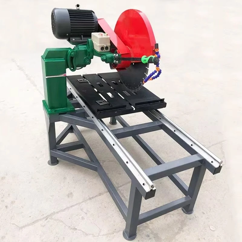 الكهربائية 380 فولت 4KW المحمولة الجرانيت حجر الرخام 45 درجة شفرة دوارة قطع البلاط القاطع الجدول المنشار آلة