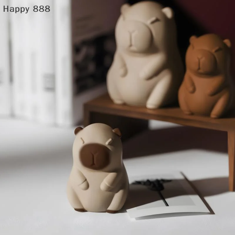 

3D Capybara Silicone Mold For Mousse Cakes, Ice Cream, And Candles – Animal-Themed Baking And Crafting Mold