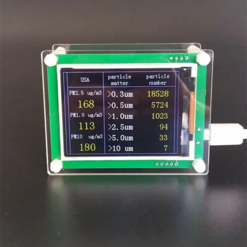 Laser PMS5003 G5 PM2.5 PM1.0 PM10 Detector Air quality Haze Humidity Temp