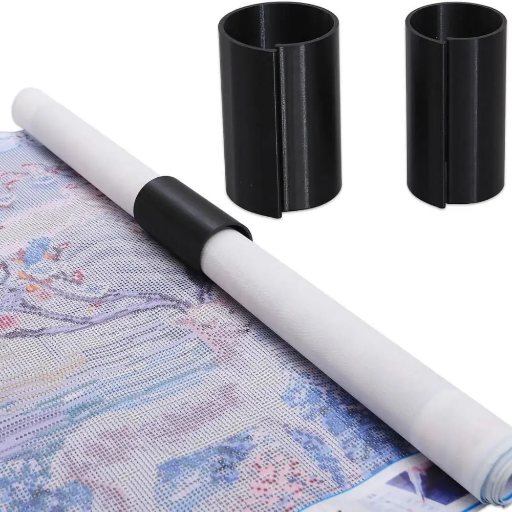 

Adjustable Diamond Painting Canvas Roll Holder 3D Printing Fixed Scroller Diamond Painting Table Clamp Space Saving