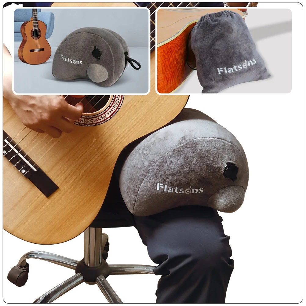 Guitar Pad Bass Cushion Support Padded Stand Players Velvet Guitarist Musical Instruments Accessories Inflatable Holder