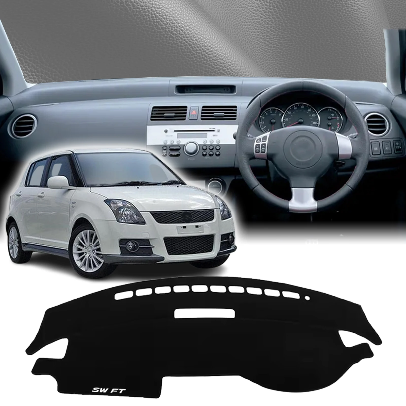 

fit for Suzuki Swift 2005 2006 2007 2008-2010 Car Accessories DashMat Sunshade Dashmat Dashboard Cover Pad Protective Carpet