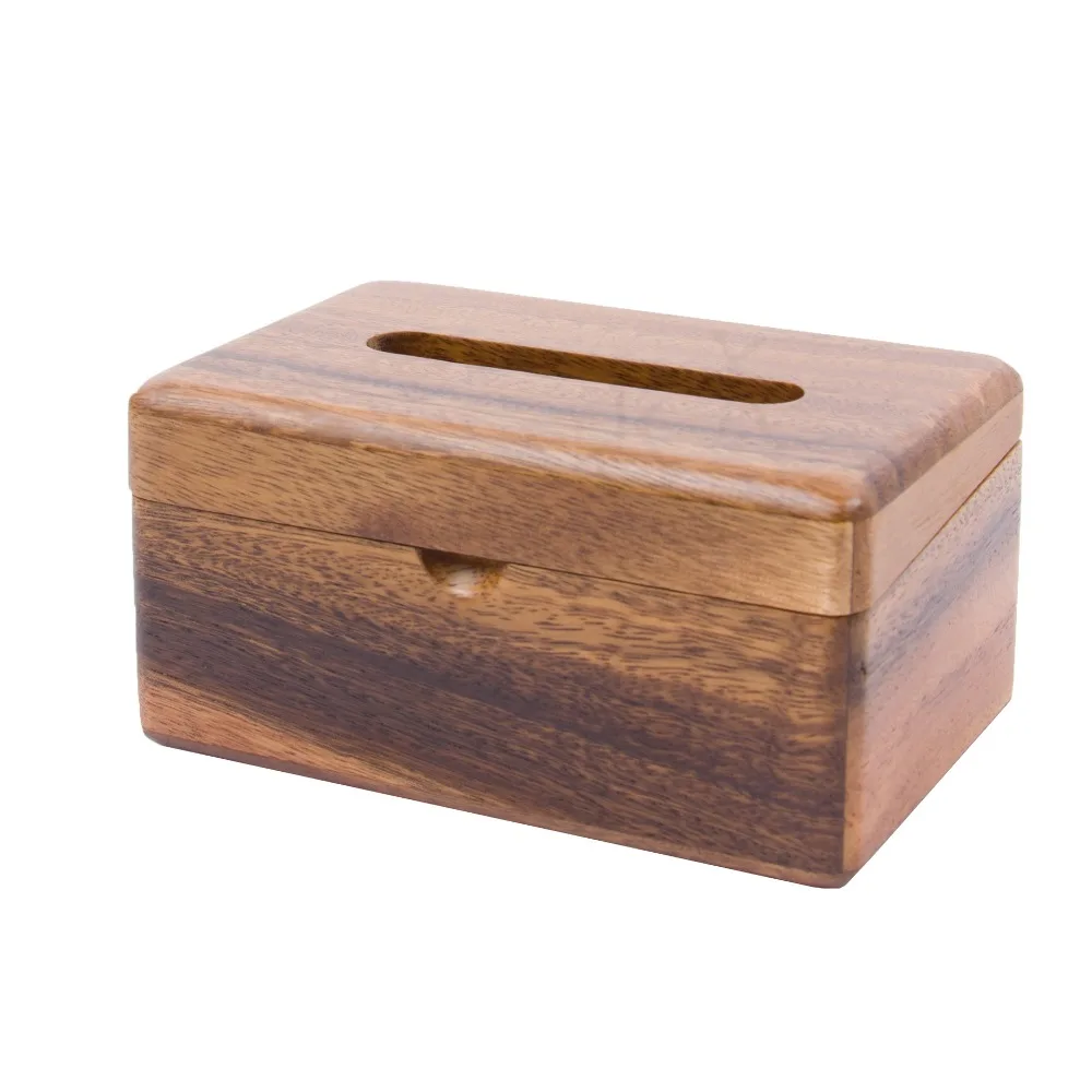 Wooden Tissue Box Home Decor Daily Use Vintage Style