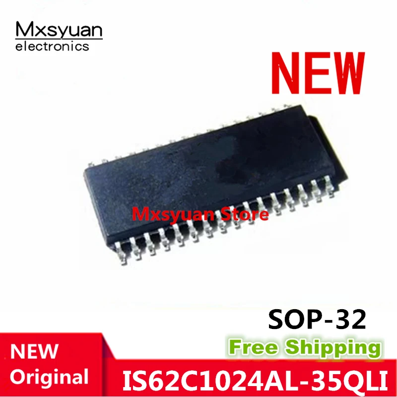 5PCS~20PCS/LOT IS62C1024AL-35QLI IS62C1024AL SOP32 New original