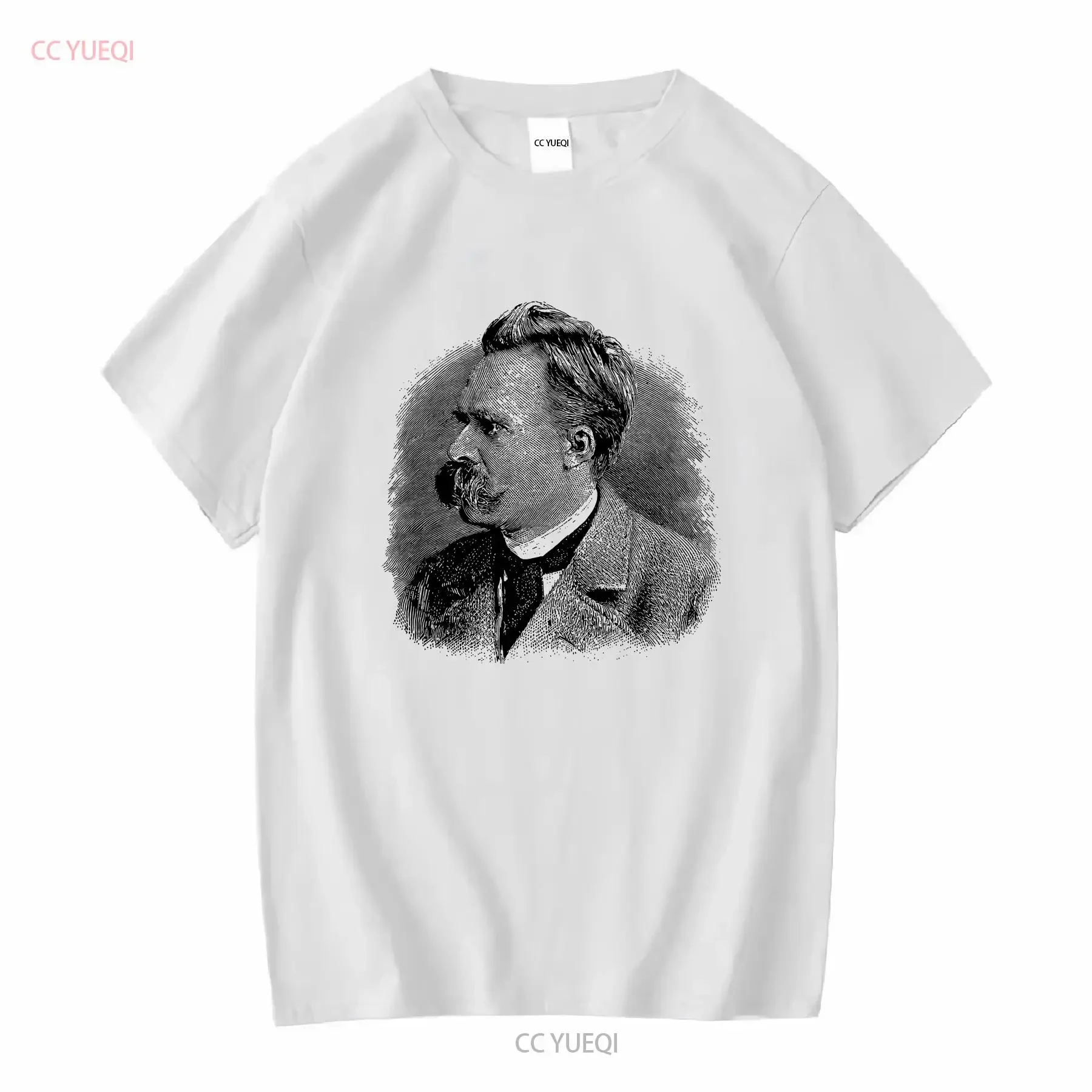 T-shirt Nietzsche S XXL, Philosophie allemande Kant Kierkegaard Schopenhauer Heidegger Hegel, style vintage délavé pour homme