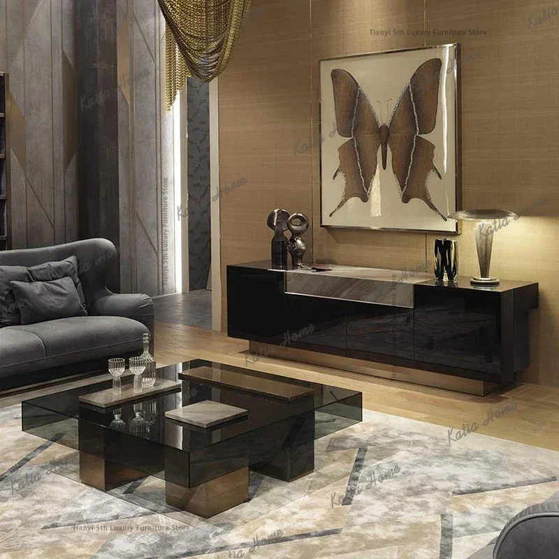 ld Italian Minimalism Coffee Tables Nordic Villa Luxury Living Room Coffee Tables Originality Design Home Furniture Mesa