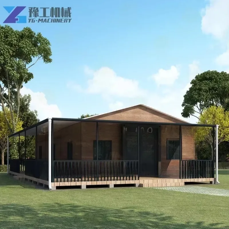YG Customized Tiny House Prefab Luxury Container Cabin House For Prefabricated Resort Hotel Building Rooms With Oem Roof Balcony