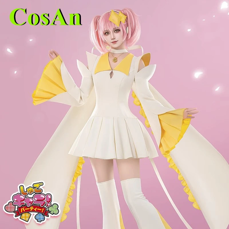 

CosAn Shugo Chara Hinamori Amu Cosplay Costume Red Heart Black Peach Plum Blossom Activity Party Role Play Clothing Anime New