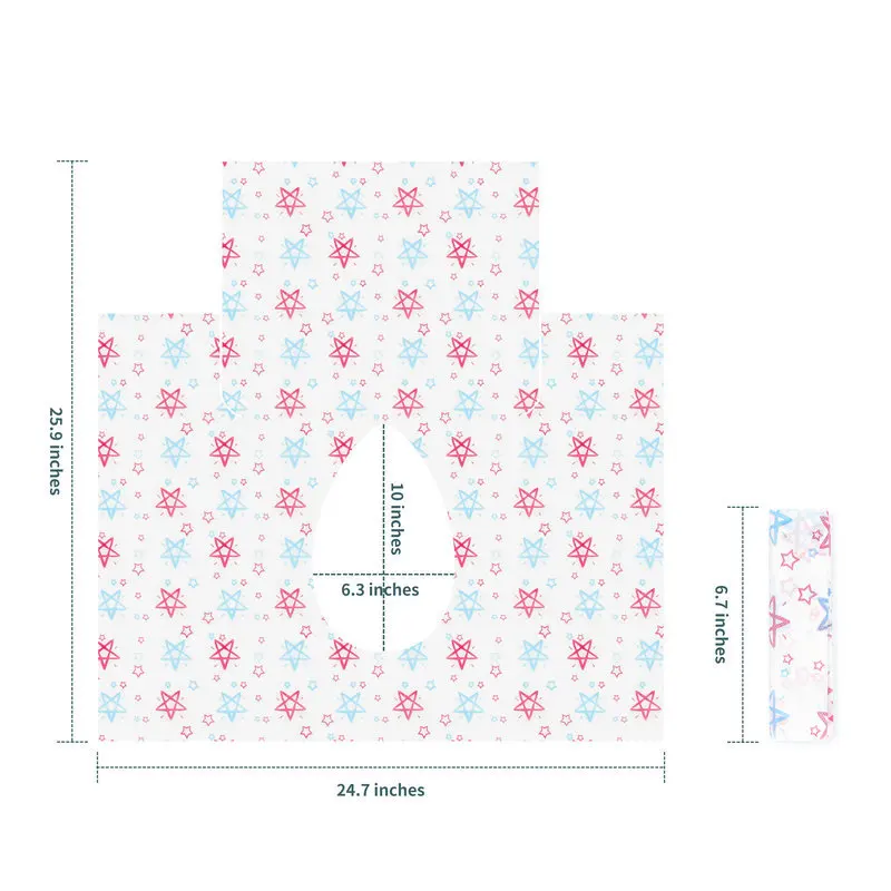 5/10 قطعة غطاء مقعد المرحاض القابل للتصرف الحصير مقاومة للماء ملفوفة بشكل فردي المحمولة المرحاض حصيرة لمنتجات الحمام