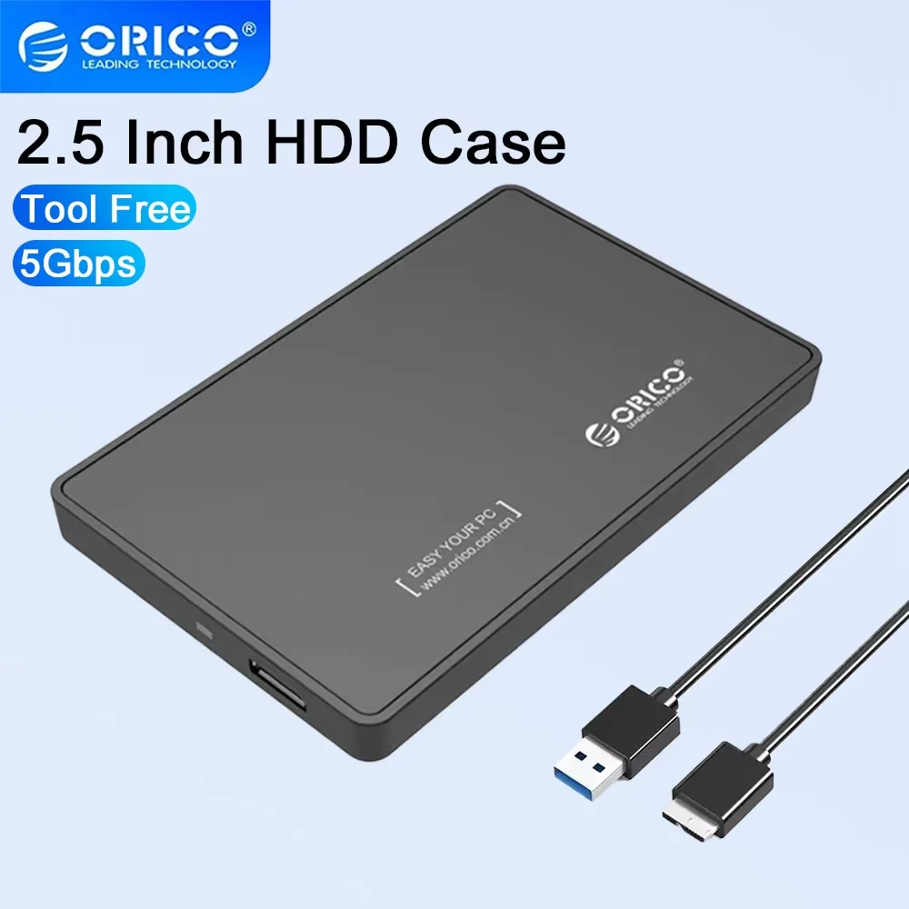 ORICO 2.5 Inch HDD Case 2.5'' SATA to USB 3.0 Hard Drive Enclosure for 2.5 Inch SSD Disk HDD Box Case External HDD SSD Enclosure