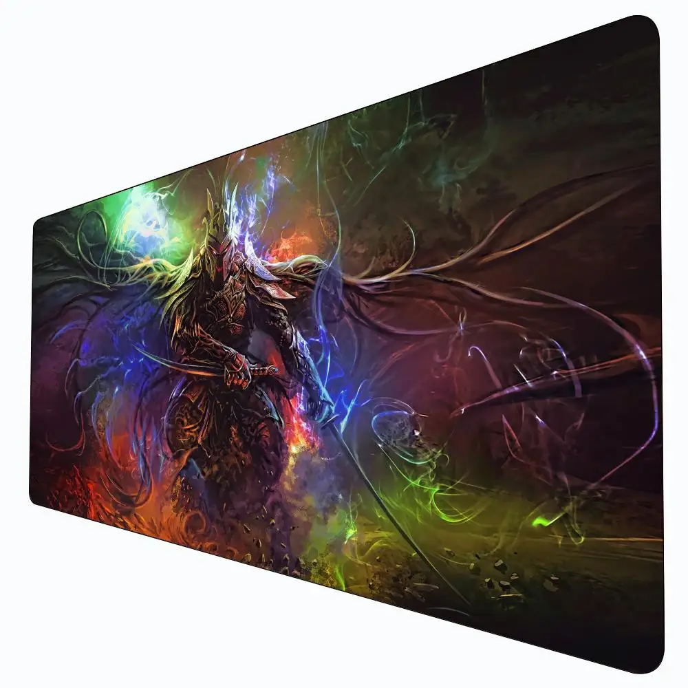

Потрясающий рыцарь MTG Playmat Magic Card Battle Mat Нескользящий прочный прошитый край 35X60 см Командирский игровой коврик Tapete Magic mtg