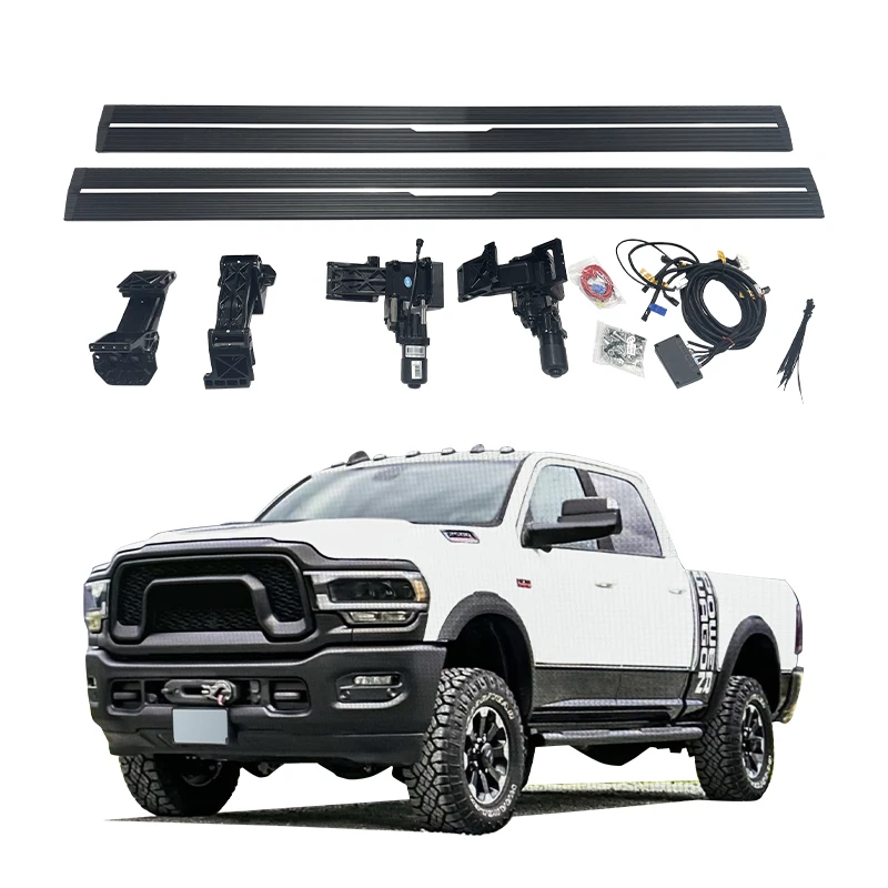 

Pickup Auto Parts Waterproof Motor Electric Running Board Thresholds STEP For Dodge Ram 2500 Power Wagon Accessories