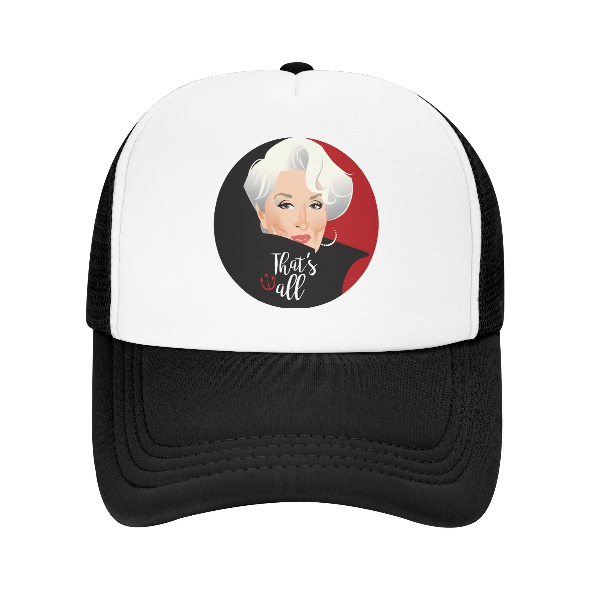 Summer Mesh Sun Hats That's All Devil Miranda Baseball Cap  Unisex-Teens Custom DIY Hunting Camping Wholesale Snapback Cap