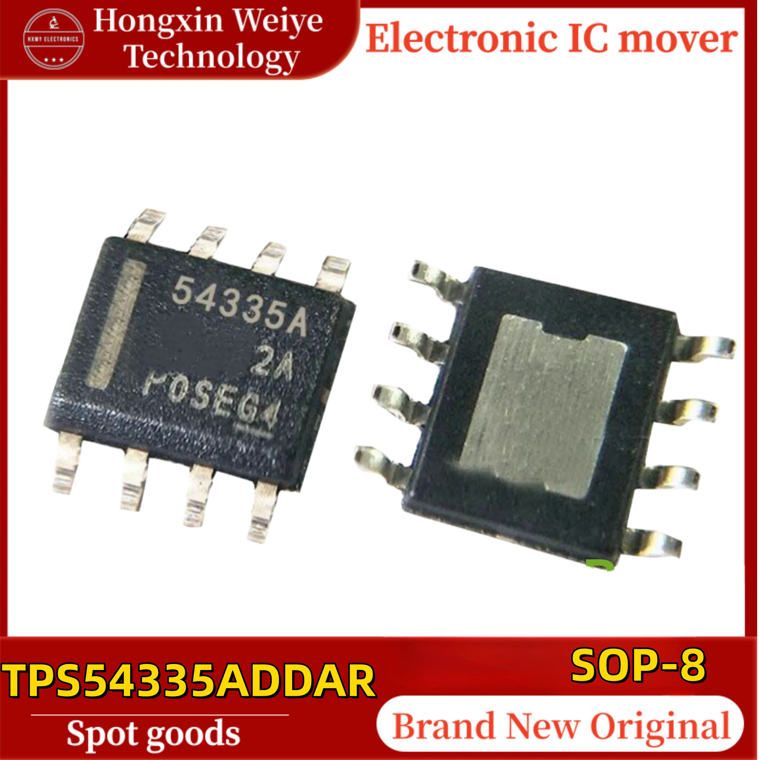 

(10/30/50 pieces) TPS54335ADDAR with Silkscreen Mark 54335A SOP-8 Synchronous DC-DC Buck Converter IC Original Brand New In Stoc