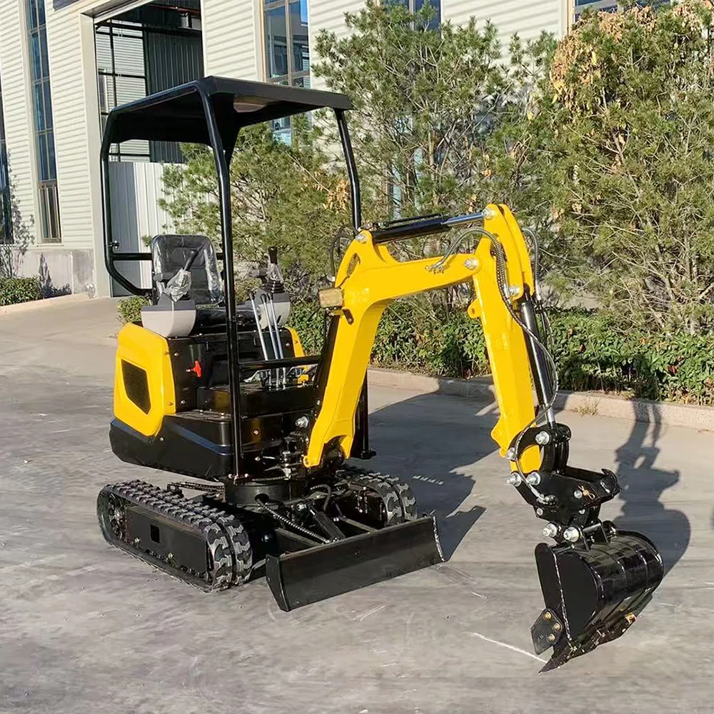 Compact 1.2T Customized Mini Digger | Perfect for Urban & Narrow Spaces | Personalize Size/Bucket | Low Noise, CE Certified.