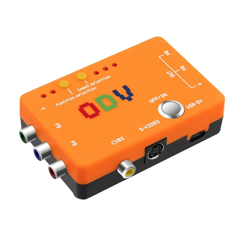 

SQPP-ODV-II Component/CVBS/S-Video To Component Converter Adapter Without Delay Inputs For Retro Gaming Console Accessory