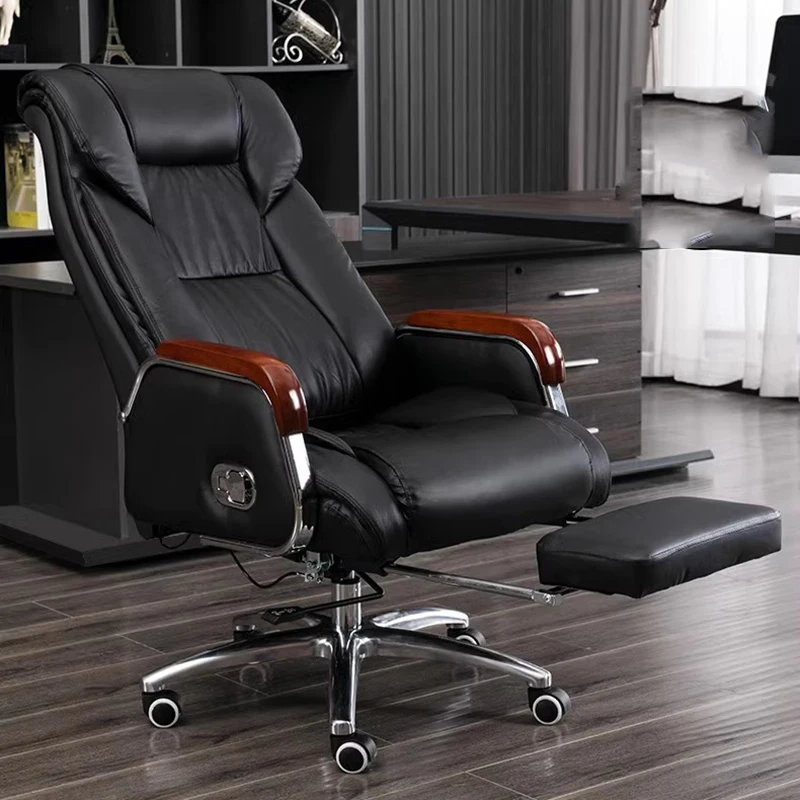 Faul Leder Büro Stuhl Thron Playseat Ergonomische Executive Büro Stuhl Nordic Entspannende Sillas De Oficina Home Möbel