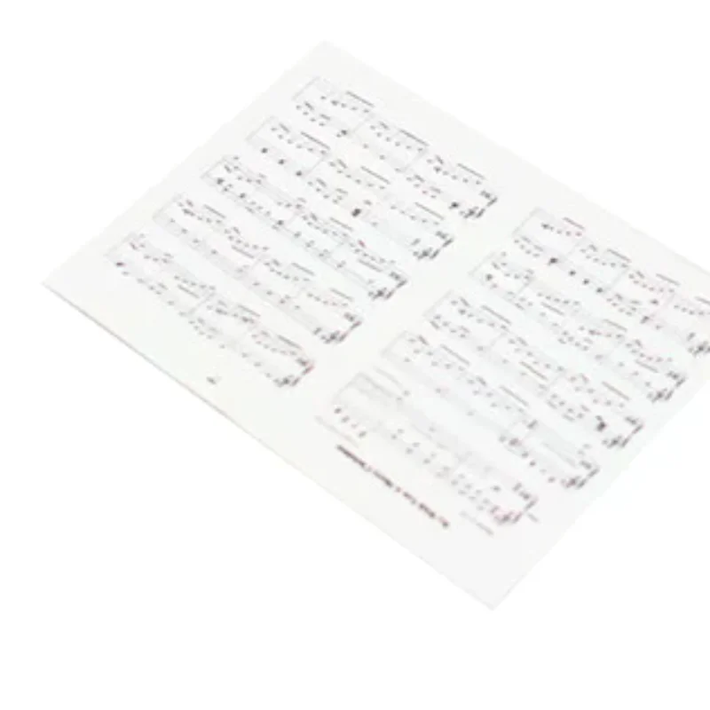 

2Pcs/Set 1:12 Dollhouse Miniature Microphone Sheet Music Combination Musical Instrument Furniture Model Decor Accessory