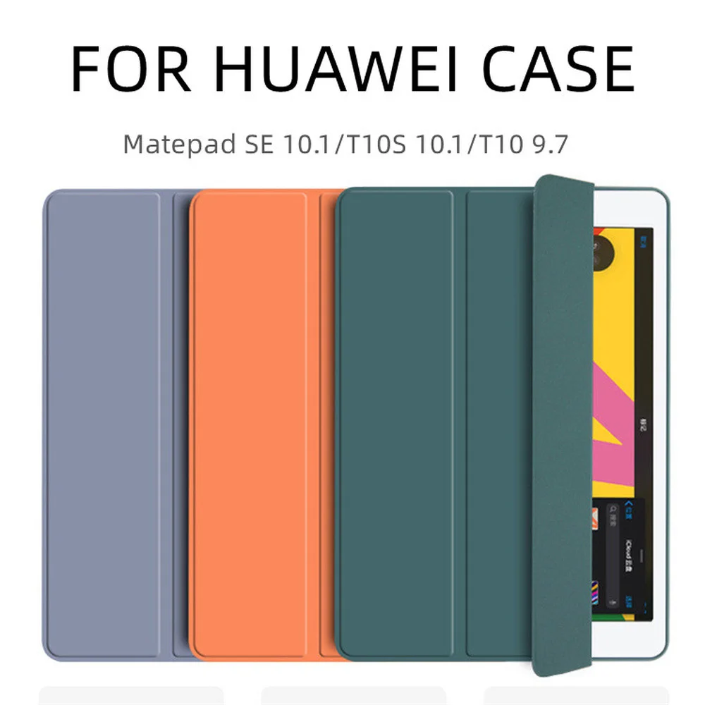 For Huawei MatePad T10 T10S AGS3-L09 AGS3-W03 AGR-L09 AGR-W03 Smart Leather Cover for Huawei Matepad SE 10.1 2022 AGS3K-W20/AL20