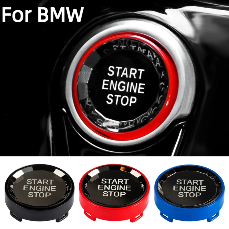 

Engine START STOP Button Accessories for BMW X1 X5 E70 X6 E71 Z4 E89 1 3 5 Series E90 E91 E92 E60 Car Replace Cover