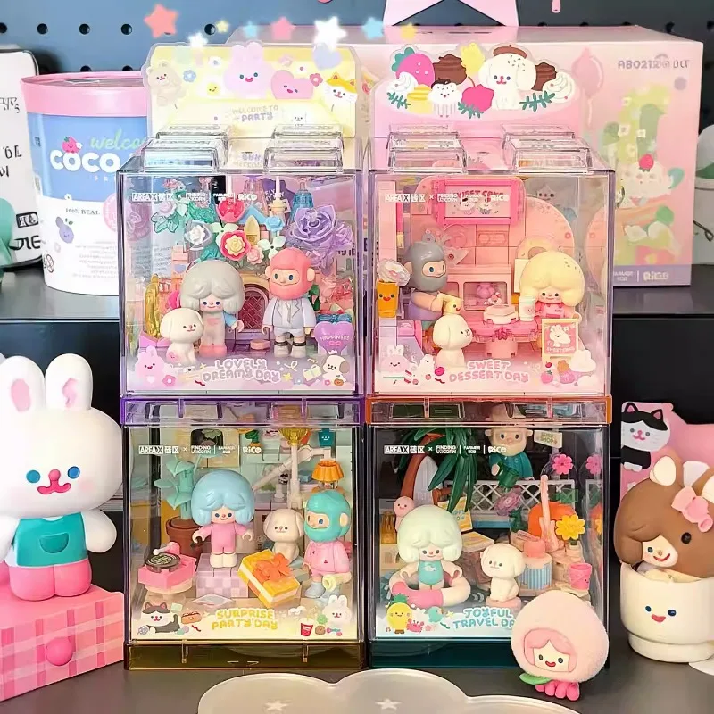 

AREAX Brick Area Unicorn - Finding RiCO Leisure Holiday Building Blocks Assembly Toy Creative Birthday Gift for Girls