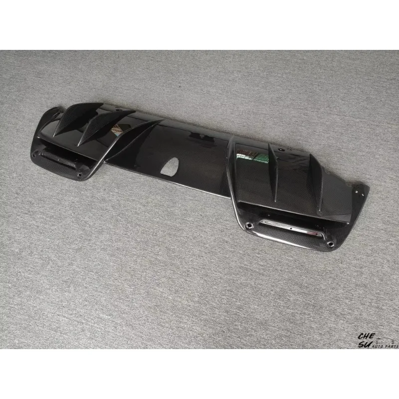 Suitable for Ferrari 296 Upgraded OEM Style Carbon Fiber Rear Diffuser Body Kit Rear Bumper Lip Custom Lightweight Kit Car Tools