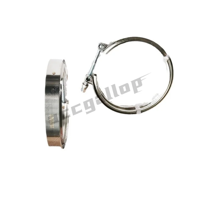 4 Inches V-Band Clamp 3896337 2880482 900012 90-0012 Compatible with Cummins Turbo Charger Outlet Compatible with Volvo