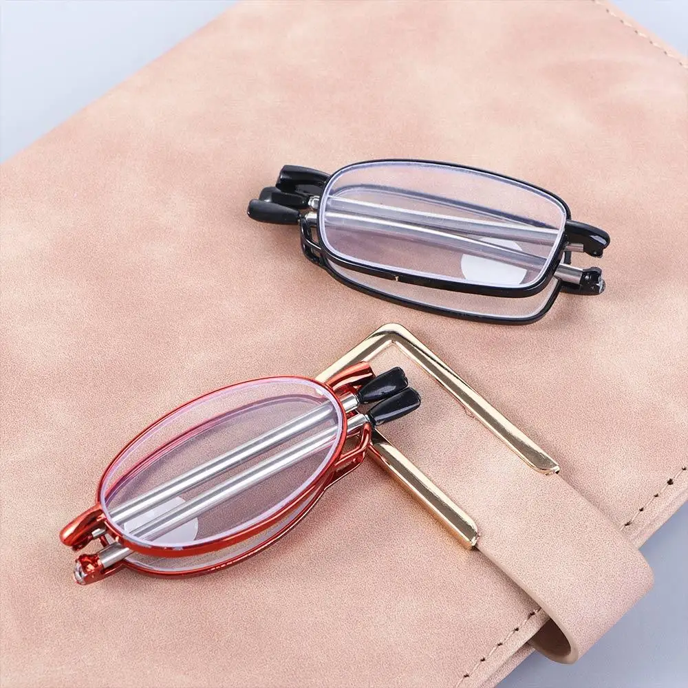 Care Reading Magnifying With Glasses Box Folding Reading Glasses Anti Blue Light Presbyopia Eyeglasses Telescopic Eyewear