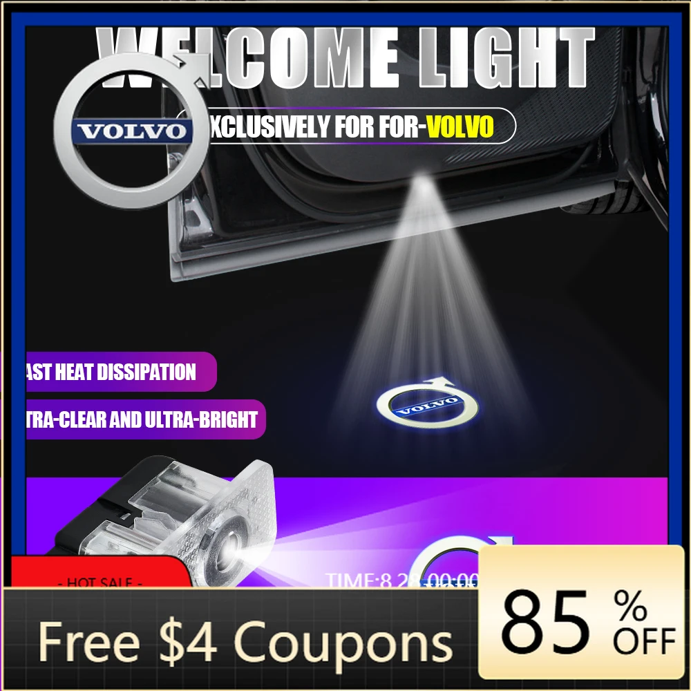 

Светодиодные проекторы логотипа для дверей автомобиля (2 шт.) – аксессуары для VOLVO S60L, V40, V40CC, XC60, XC90, V60 2014-2020