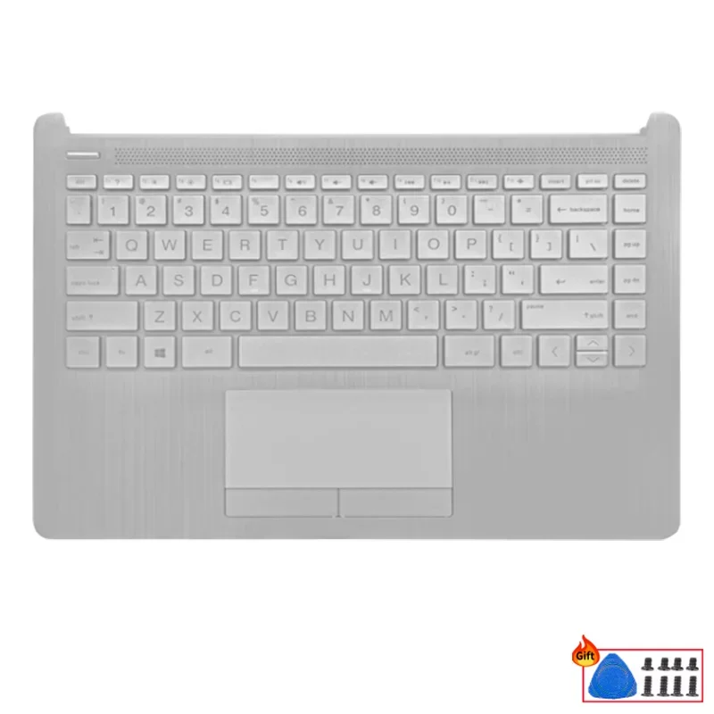 New For 14-CF 14-DK 14-DF 14-DP 14S-CF 14S-CR 240 245 G8 340 G5 TPN-I130 TPN-I135 Laptop With US Keyboard Palmrest Upper Case