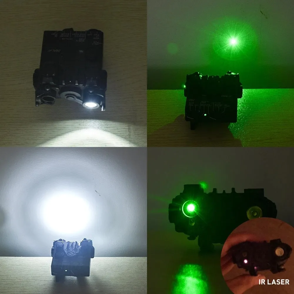 WADSN Nylon DBAL A2 Full-Function Red Green Blue IR Laser Light White LED Flashlight M300A Spotlight Dual Switch Dbal a2 Softair