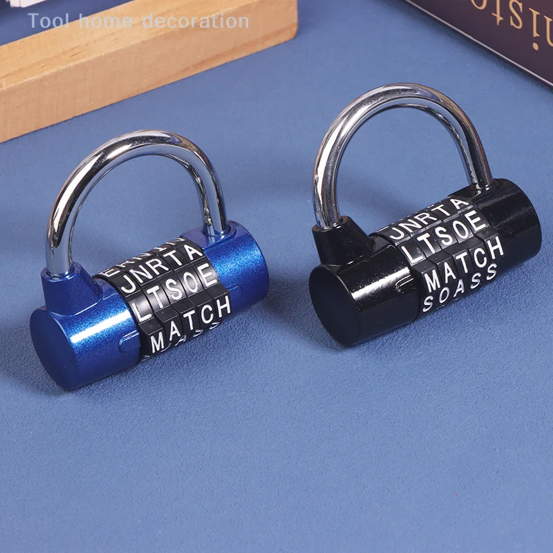 5 Dial Digit Number Zinc Alloy Combination Padlock 4 Colors Code Password Lock Door Cabinet Drawer Bike Motorcycle Locker