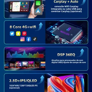 Podofo Android 11 لفولكس فاجن فولكس فاجن جولف بولو سكودا رابيد أوكتافيا راديو تيغوان باسات B7 جيتا 2 دين أوتو كاربلاي راديو GPS 128G أفضل 8 لوحات بولو مبيعات 2008 - رقم 5