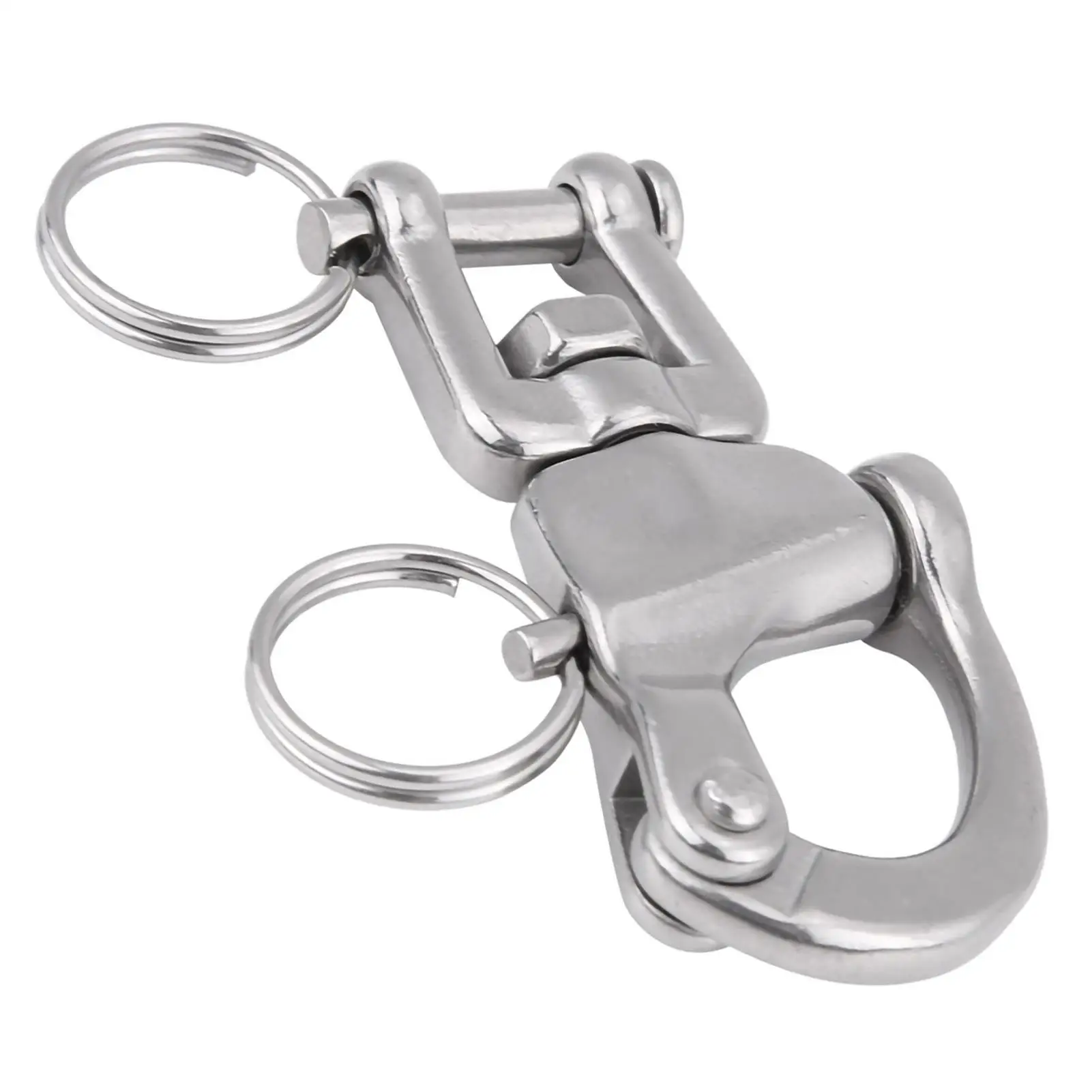 316 Stainless Steel Swivel Snap Shackle for Sailboats - Ideal for Spinnaker Halyard 01# & 03#