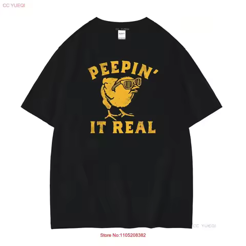 Womens Peepin It Real Funny T Shirt Sarcasic For Ladies vintage Washed Breathable Versatile Unisex fashion Comfortable