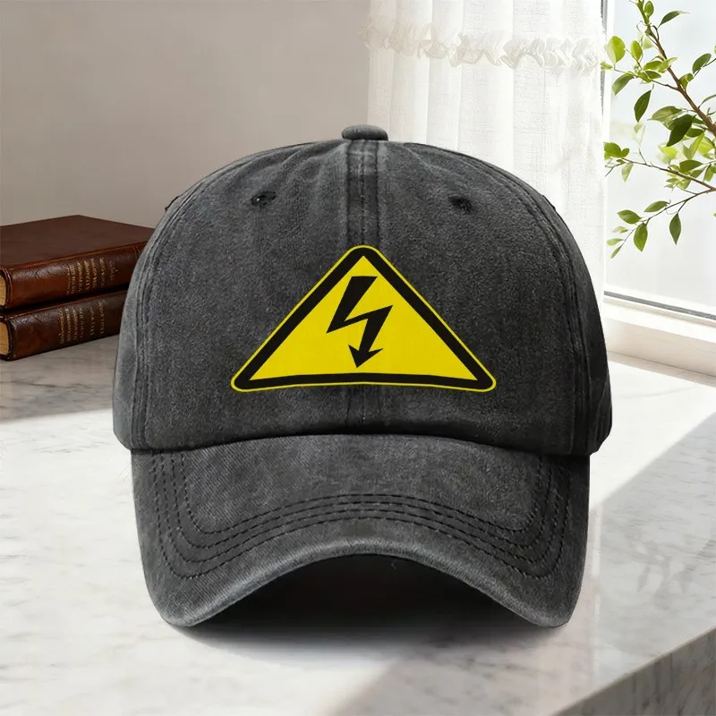 High-Voltage-Electrician-Baseball-Cap-Unisex-Adjustable-Cotton-Sun-Hat-for-Outdoor-Camping-Streetwear