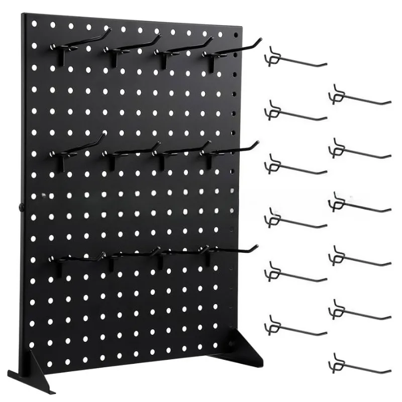 Metal Jewelry Display Storage Rack New Style Pegboard Display Board for Necklace Earring Studs Earrings Jewelry Organizer