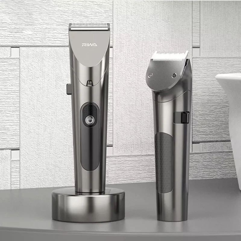 RIWA Washable Hair Trimmer LED Display USB Rechargeable Electric Men Household Self Hair Cutter Hair Clipper Machine 2