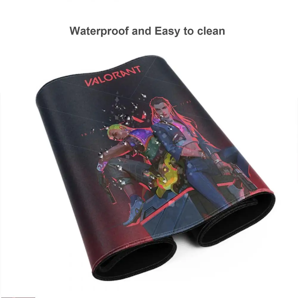 Valorant Large Mouse Pad Anime Cartoon Deskmat Gaming Mousepad Gamer Desk Protector Pc Accessories Keyboard Mat CuGamer Mousepad