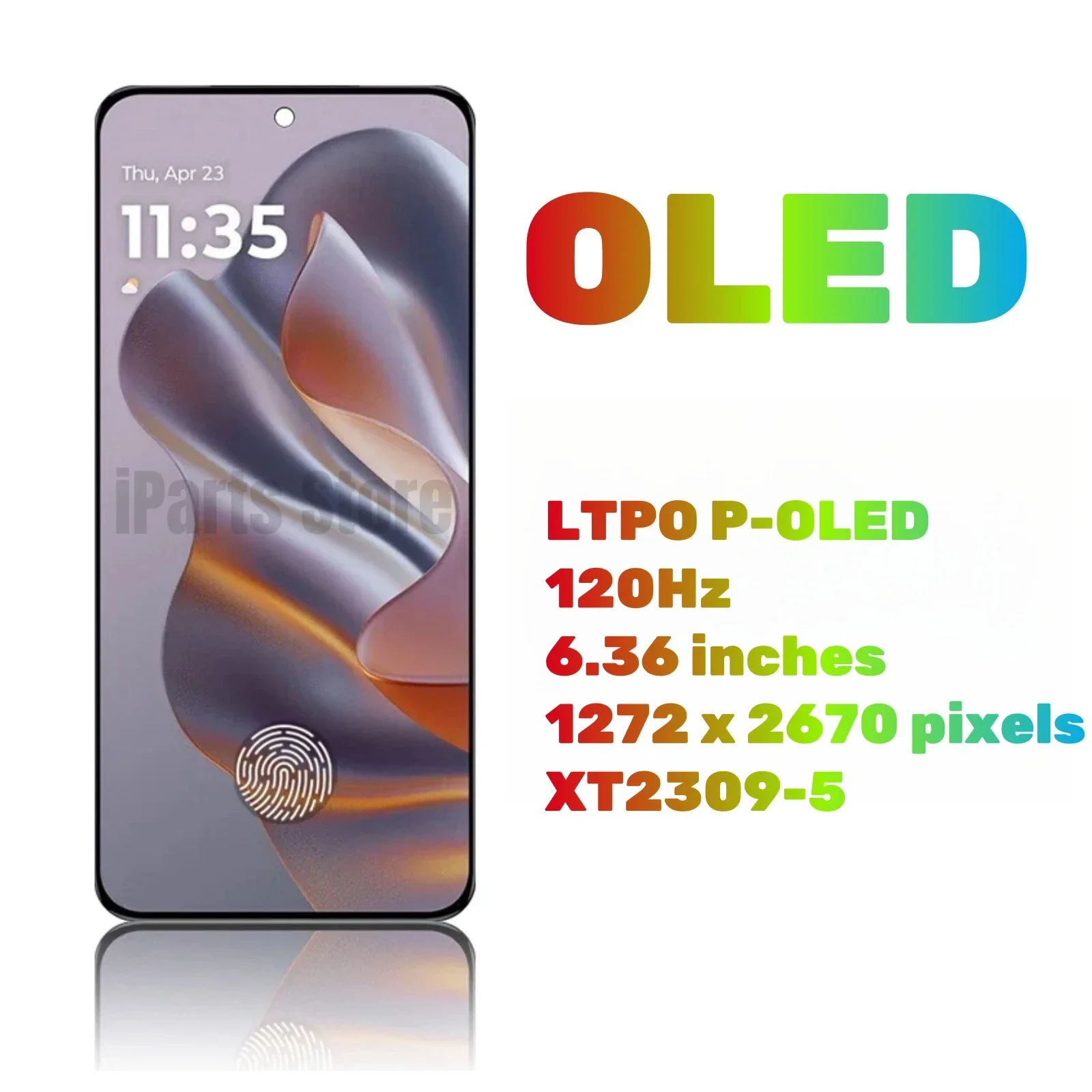 iParts استبدال شاشة جديدة لموتورولا موتو S50 5G XT2309-5 120 هرتز OLED مجموعة المحولات الرقمية لشاشة تعمل بلمس OEM إصلاح أجزاء #2