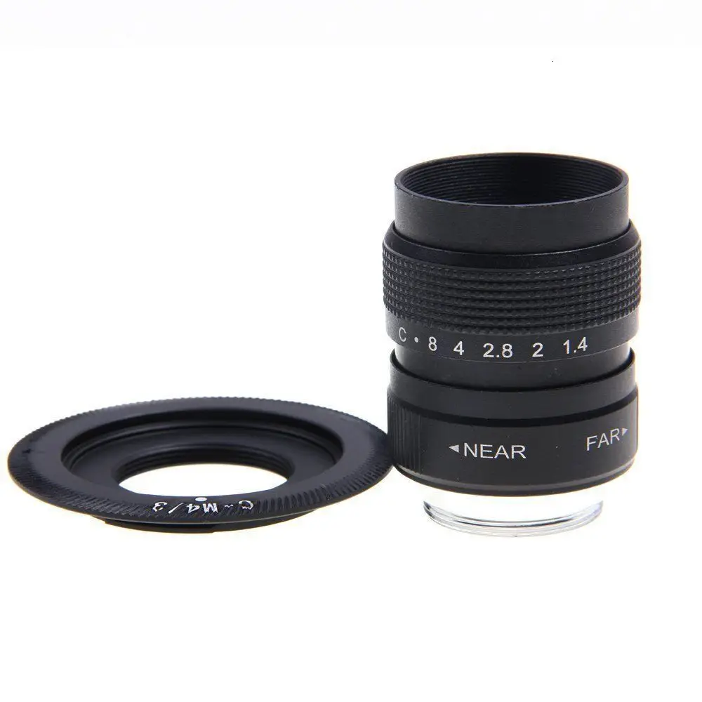 올림푸스 EPM3, EPL7, EPL5, OM-D, EP1, EP2, EP3, EP6, EPL7, EPL6, EPL3, E-M5, EM10, 25mm f/1.4 C 마운트 CCTV f1.4 렌즈