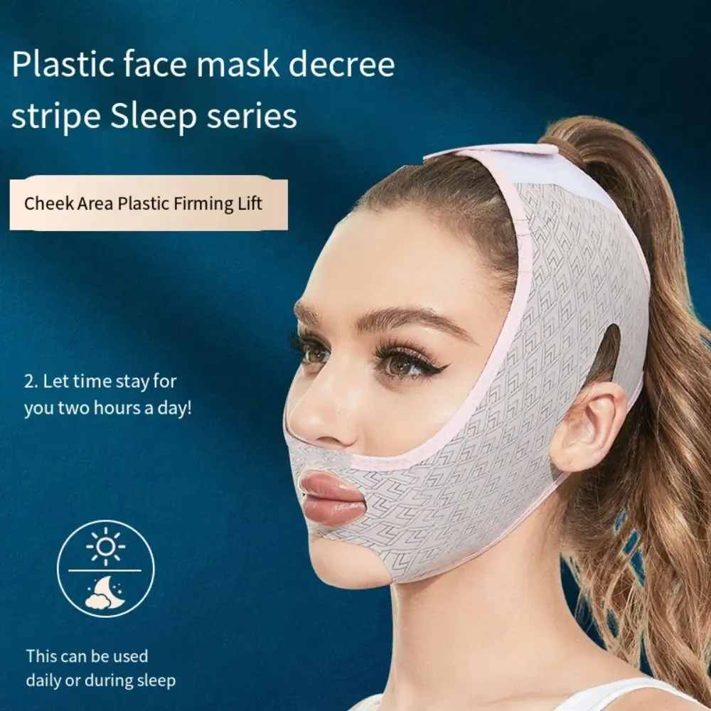 Ohio eur facial en forme de V, outils de soutien du visage, bande de levage des joues, bandage amincissant, sangle anti-déformable