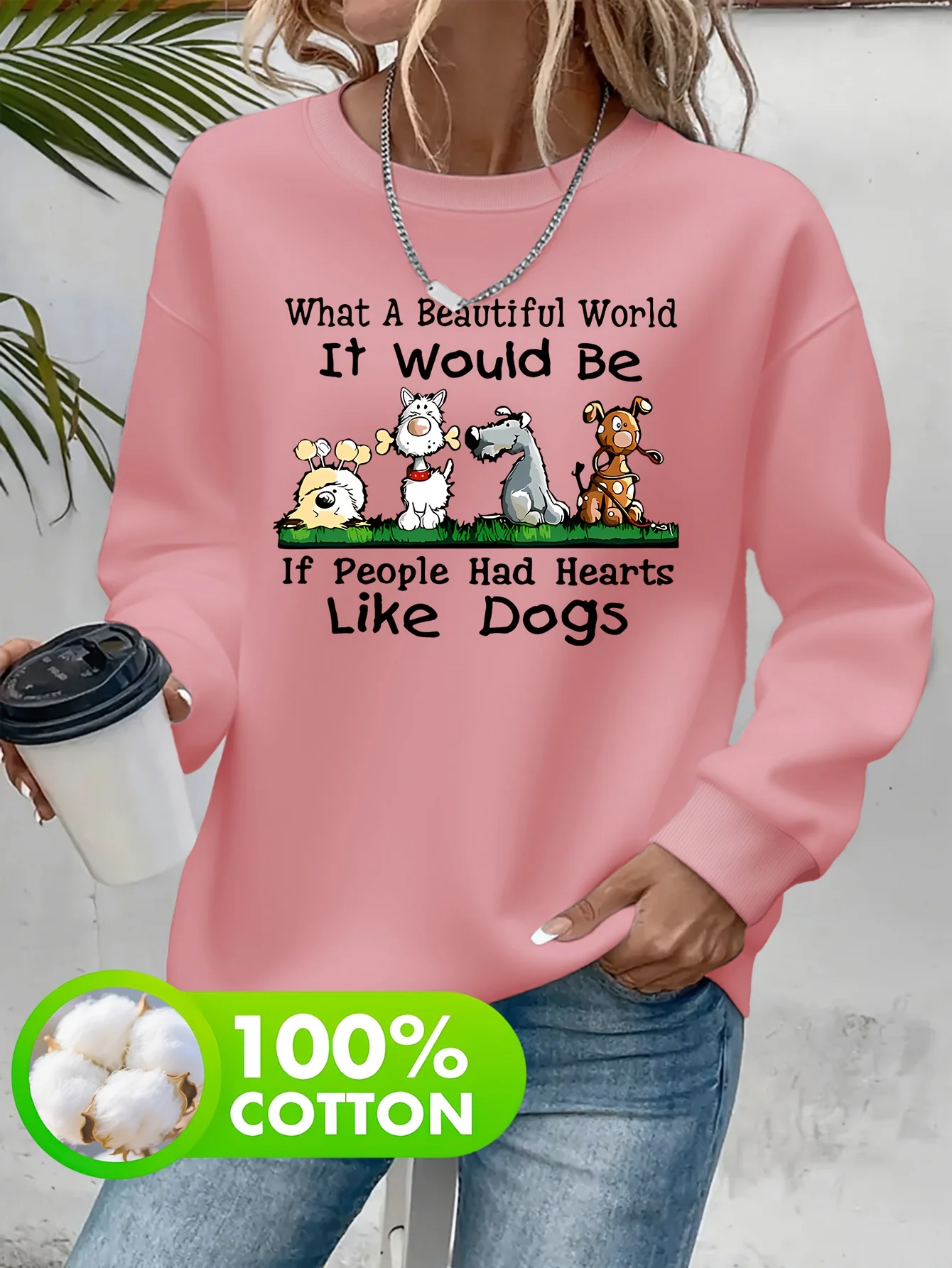 بلوفر نسائي كاجوال بأكمام طويلة على الطراز القديم، هدية عصرية يجب اقتناؤها لملابس المنزل المريحة في الخريف والشتاء