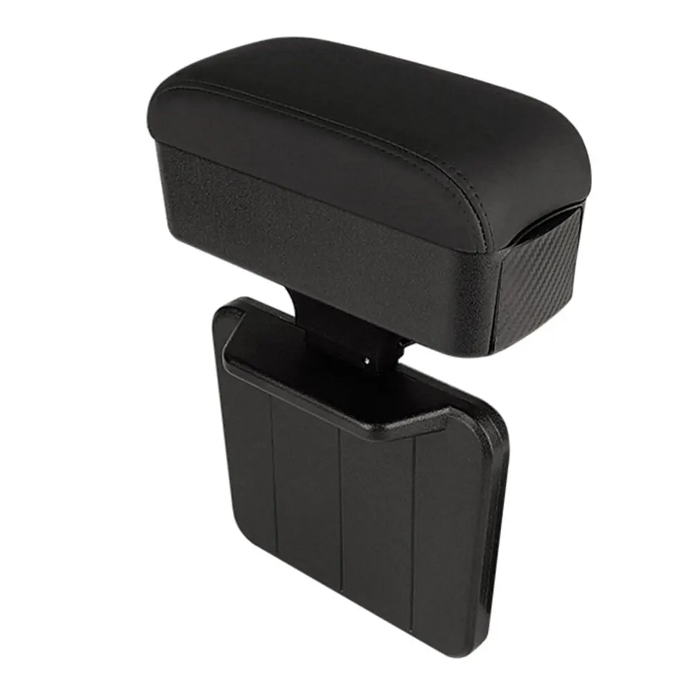 Car Center Console Armrest with Retractable Cup Holder and Storage Compartment for Efficient Use of Interior Vehicle Space