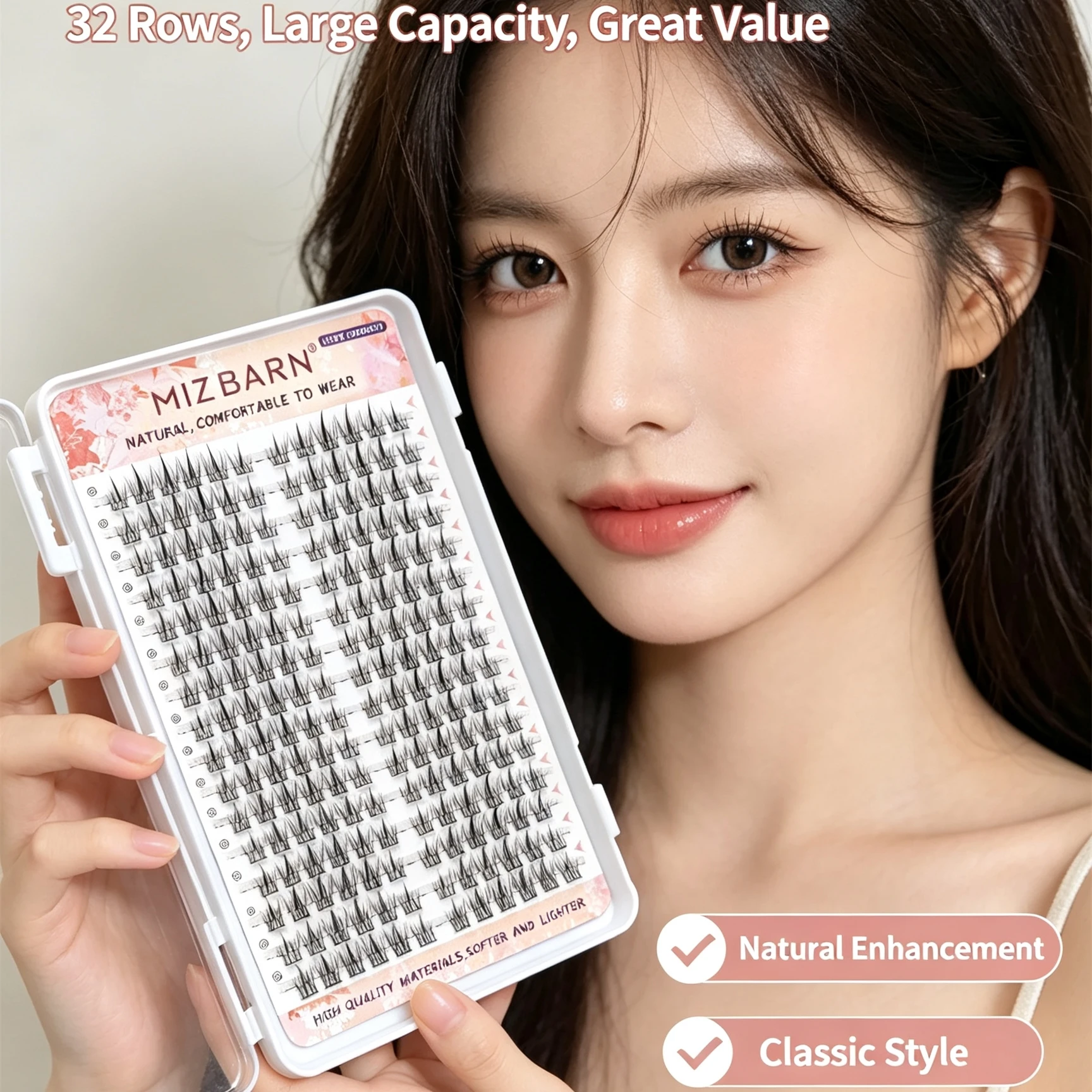 32Rows Eyeslashes Extension Personal Professional Individual Cluster Grafting Wholesale Eyelash Large Capacity Flowerknow Makeup