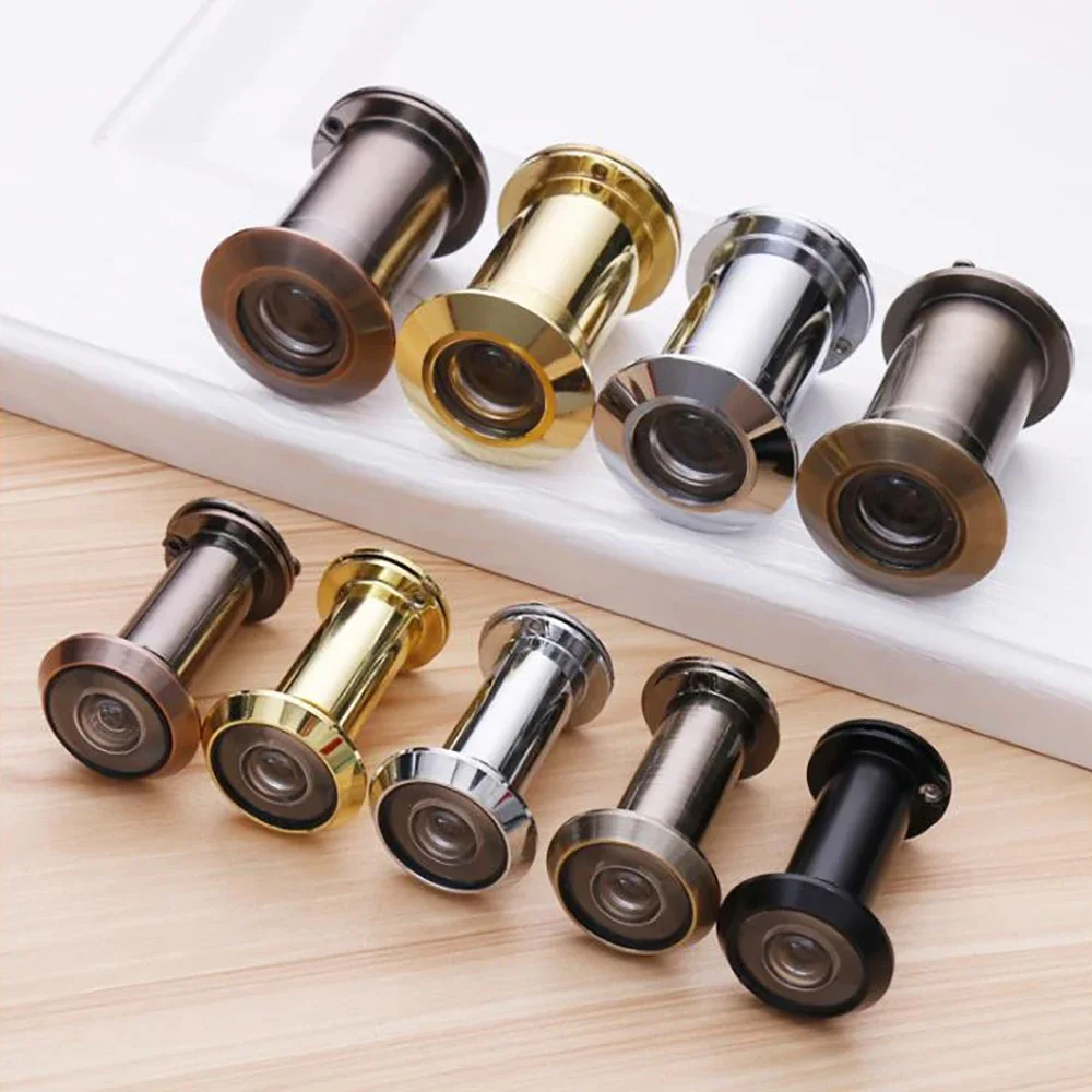 1pcs 200 מעלות צפייה זווית peeole אבטחה דלת הצופים 16 מ מ מ חור צפצופים צפצופים צפצופים צפצופים