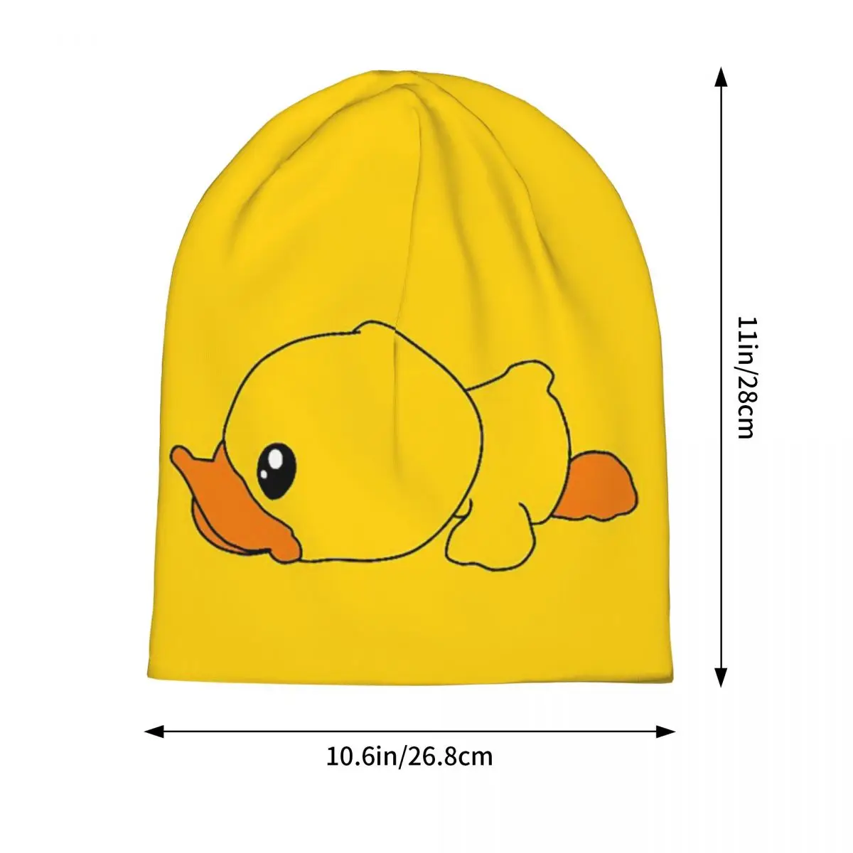 Rubber Ducks Duck Bath Toy  Unisex Adult Beanies Caps Knitted Bonnet Hat Warm Fashion Autumn Winter Outdoor Skullies Hats